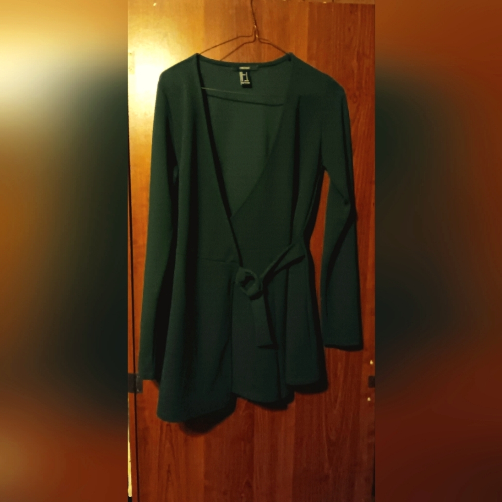 FORMAL FOREST GREEN ROMPER